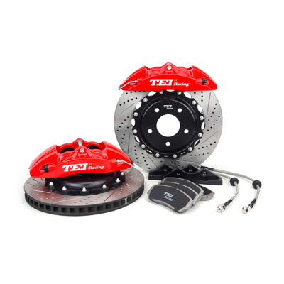 Купить 4 поршневые калибр с 330*28 дисками Tei Racing Brake Kit для 2019 года 17 дюймовый автомобильный ободок Honda Civic онлайн изготовление