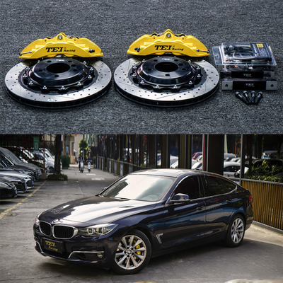 Купить P60ES BMW Большой тормозный комплект для 3 серии GT 18 дюймовый автомобильный ободок Передний 6 поршневый калибр тормозный комплект Автомобильный тормозный аппарат онлайн изготовление