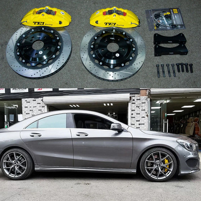 Купить Высокопроизводительный BBK для Mercedes Benz CLA Class W117 18 дюймовый автомобильный ободок передний 4 поршневый тормозный комплект Автомобильная тормозная система онлайн изготовление