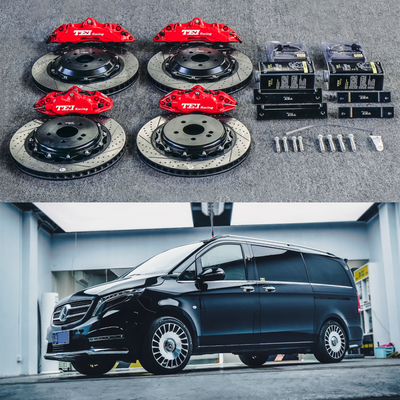 Купить Алюминиевый Mercedes Большой тормоз Vito 19 дюймовый автомобильный ремень Передний 6 поршневый и задний 4 поршневый калибр тормозный комплект онлайн изготовление