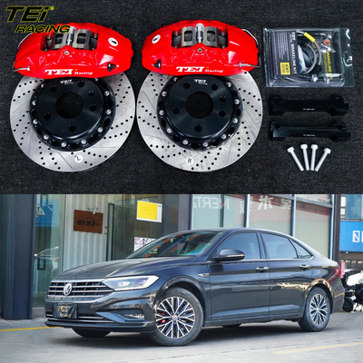 Купить Front Big Brake Kit 4 Piston Caliper With 300x28mm Rotor BBK Auto Brake System For Volkswagen Sagitar 16 Inch Car Rim (Волксваген Сагитар 16 дюймовый автомобильный ремень) онлайн изготовление