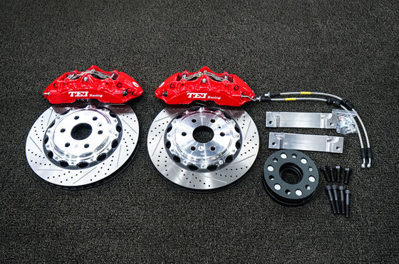 Купить TEI Racing BBK P60NS 6 поршневый кованый двухдесятидесятидесятидесятидесятидюймовый передний колеса онлайн изготовление