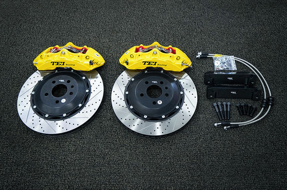 Купить TEI Racing BBK P60NS 6 поршневый кованый двухдельный тормозный набор для Audi A6 19 дюймовый передний колес онлайн изготовление