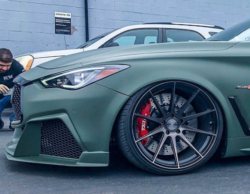 Купить Infiniti Q60 Большие тормозные комплекты 6 поршневого калибра с 405*34 мм ротором 20 дюймового переднего колеса онлайн изготовление