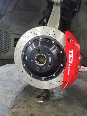 Купить BMW 5 серии G11/G12 X3 G08 X4 G02 X5 TEI Racing 6 Пистоновый большой тормозный комплект для автомобилей высокой производительности онлайн изготовление