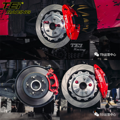 Задний большой тормозный комплект 4 поршневого EPB калибра с 355x28 мм ротора BBK Автомобильная тормозная система для Toyota Camry 19 дюймового автомобильного обода