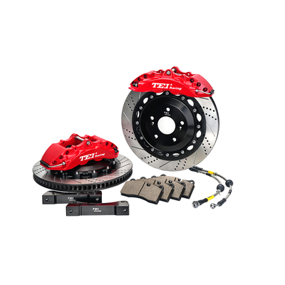 TEIRacing P40NS-R High Performance Brake Caliper Kit Задняя тормозная подставка 4 поршня Для Honda/Cadillac/Toypta/BMW/VW Для 17/18 дюймовых колес