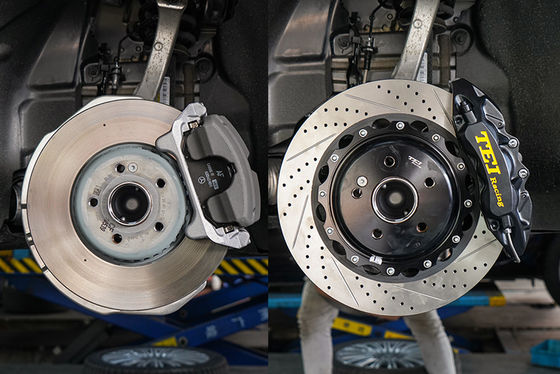 Большой набор тормоза для BMW E300 установил TEI участвуя в гонке P60S выковал 6 ротор диска крумциркулей 355*32mm поршеня